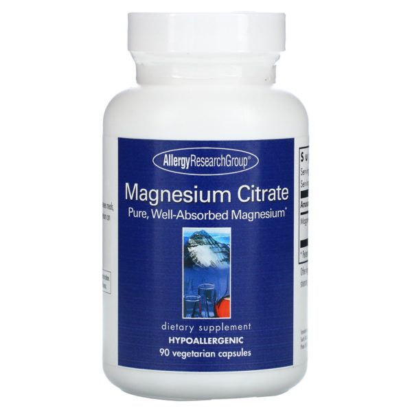 Magnesium Citrate Nutrition Facts